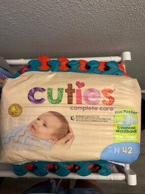 Cuties Complete Care Baby Diapers - Neutral Beige Packaging